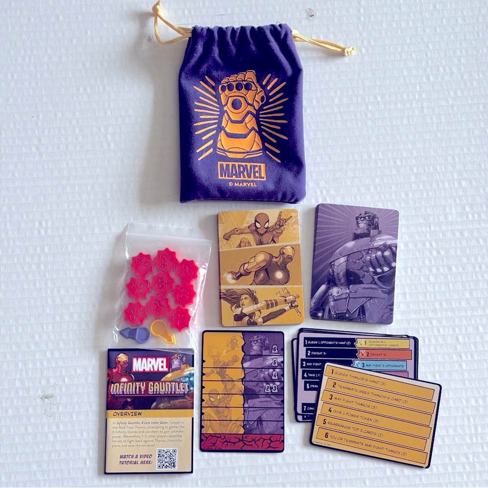 Marvel Infinity Gauntlet: A Love Letter Game Card Game Z-Man Games